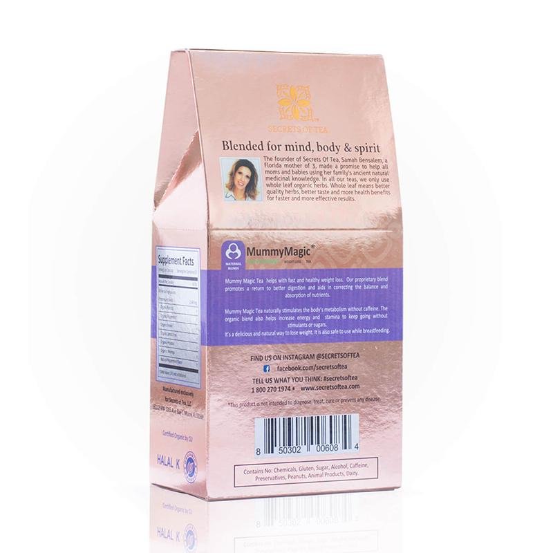 Mummy Magic Weight Loss Tea- 40 servings- Peppermint Flavor- Easy Weight Loss - Secrets Of Tea