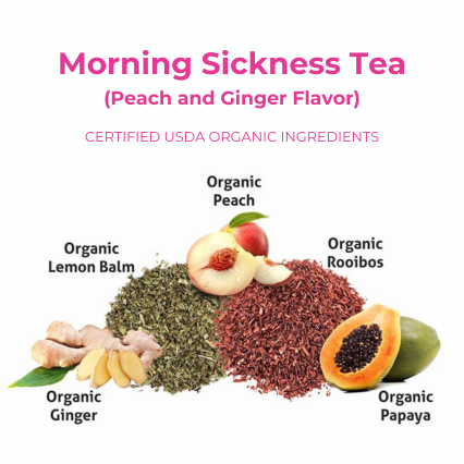 Morning Sickness Tea - Peach and Ginger: 40 Cups