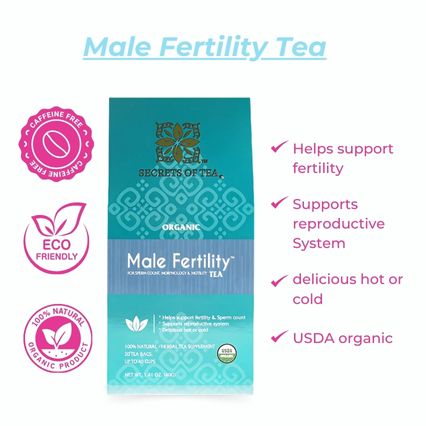 Herbal Tea for Male Wellness and Reproductive Support by Secrets Of Tea