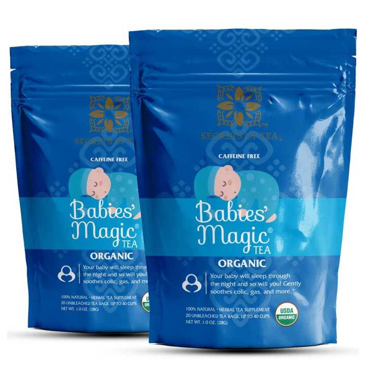 Babies Magic Tea: Pediatrician-Recommended Natural Relief for Baby Colic and Gas 2 Pak