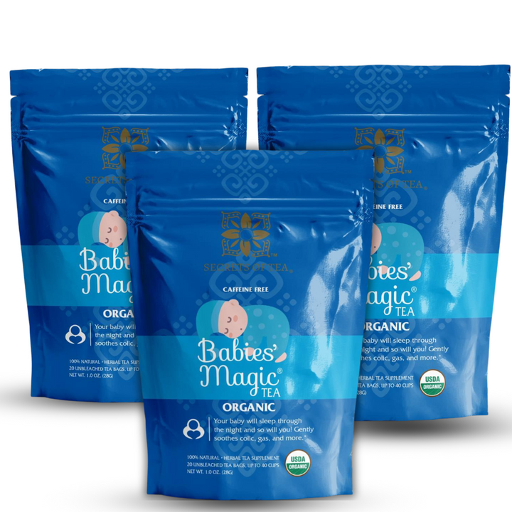 Babies Magic Tea: Pediatrician-Recommended Natural Relief for Baby Colic and Gas 3 Pak