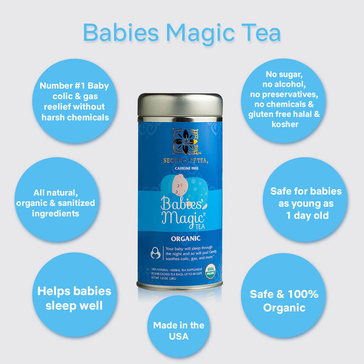 Babies' Magic Tea + Lactation Tea (Fruits Flavor) +Mummy Magic Weight Loss Tea (Peach Flavor)