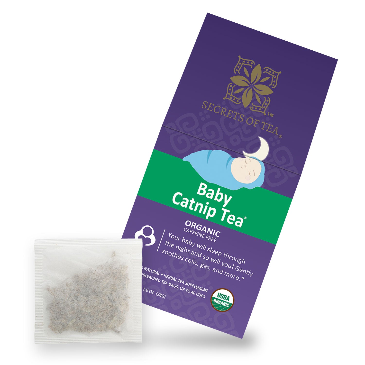 Catnip Tea for Babies for Baby Colic, Gas, Constipation SecretsOfTea