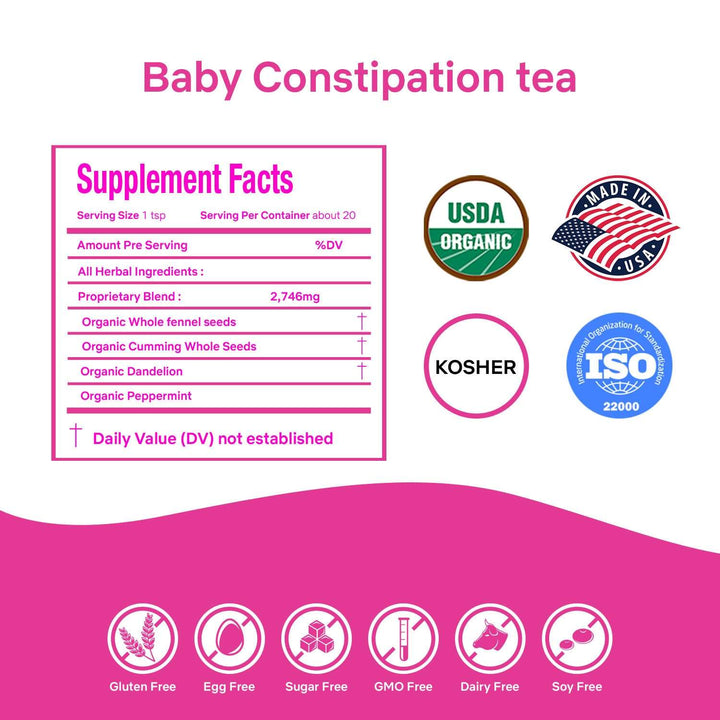 Baby Constipation Relief Tea