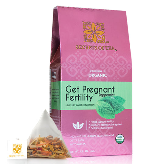 Fertility Tea Peppermint 40 Cups Fertility Herbal Tea Get Pregnant Secrets Of Tea 4649