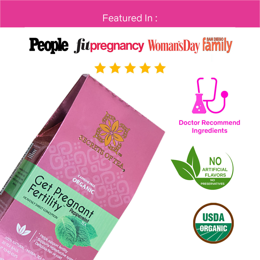 Secrets of tea Fertility Tea For Women (Peppermint Flavor)2