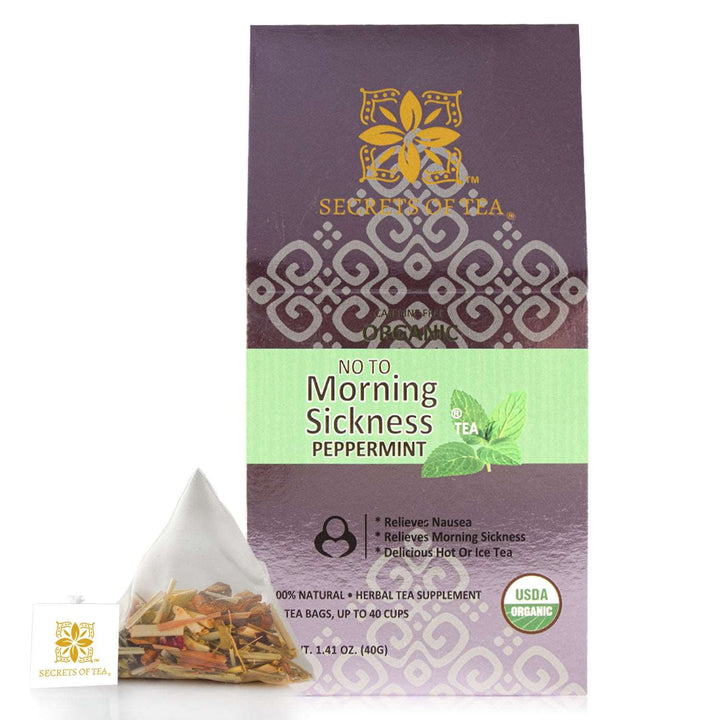 Pregnancy Tea Peppermint Morning sickness Relief: 40 Servings