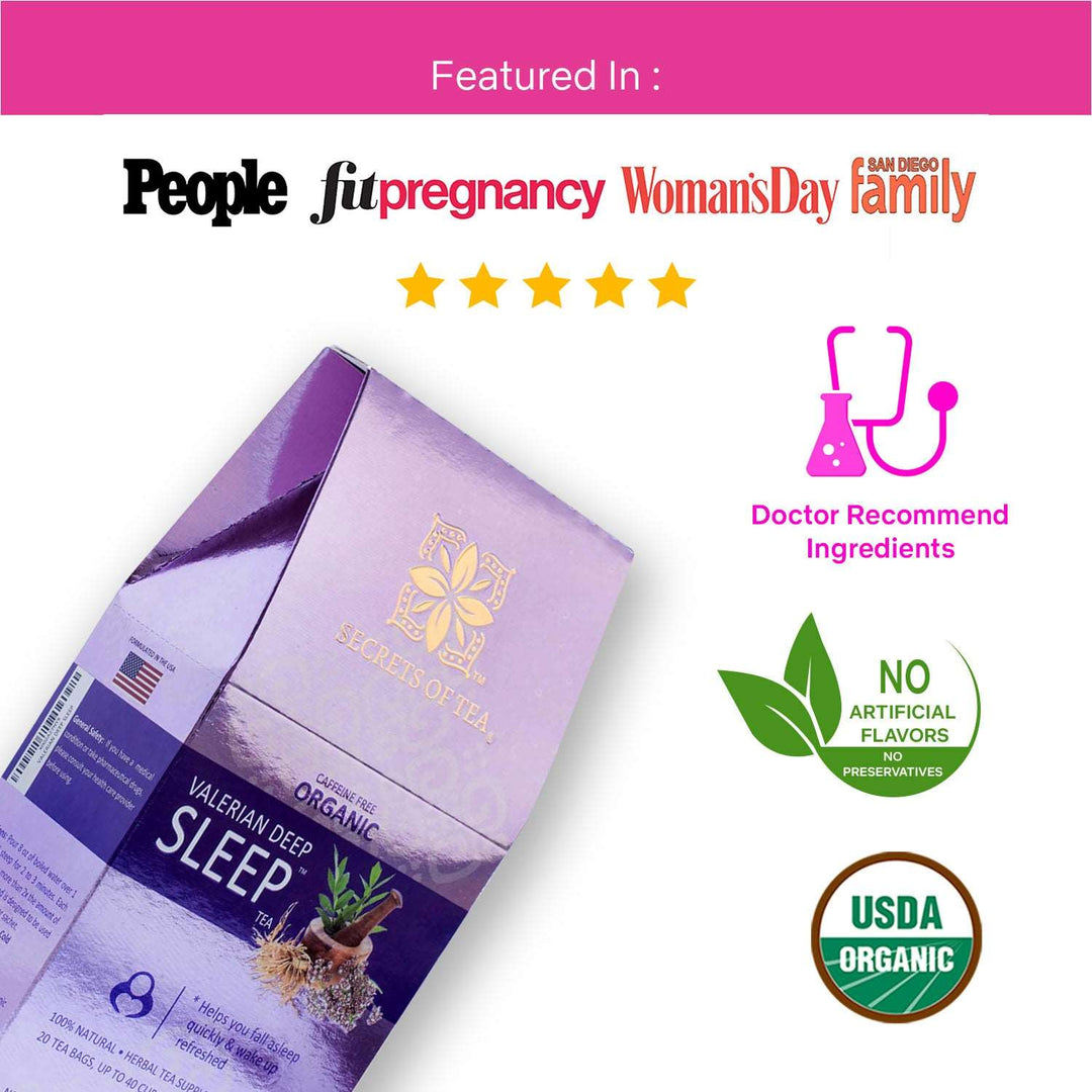 Deep Sleep Tea Night Relaxing & Calming Organic supplement