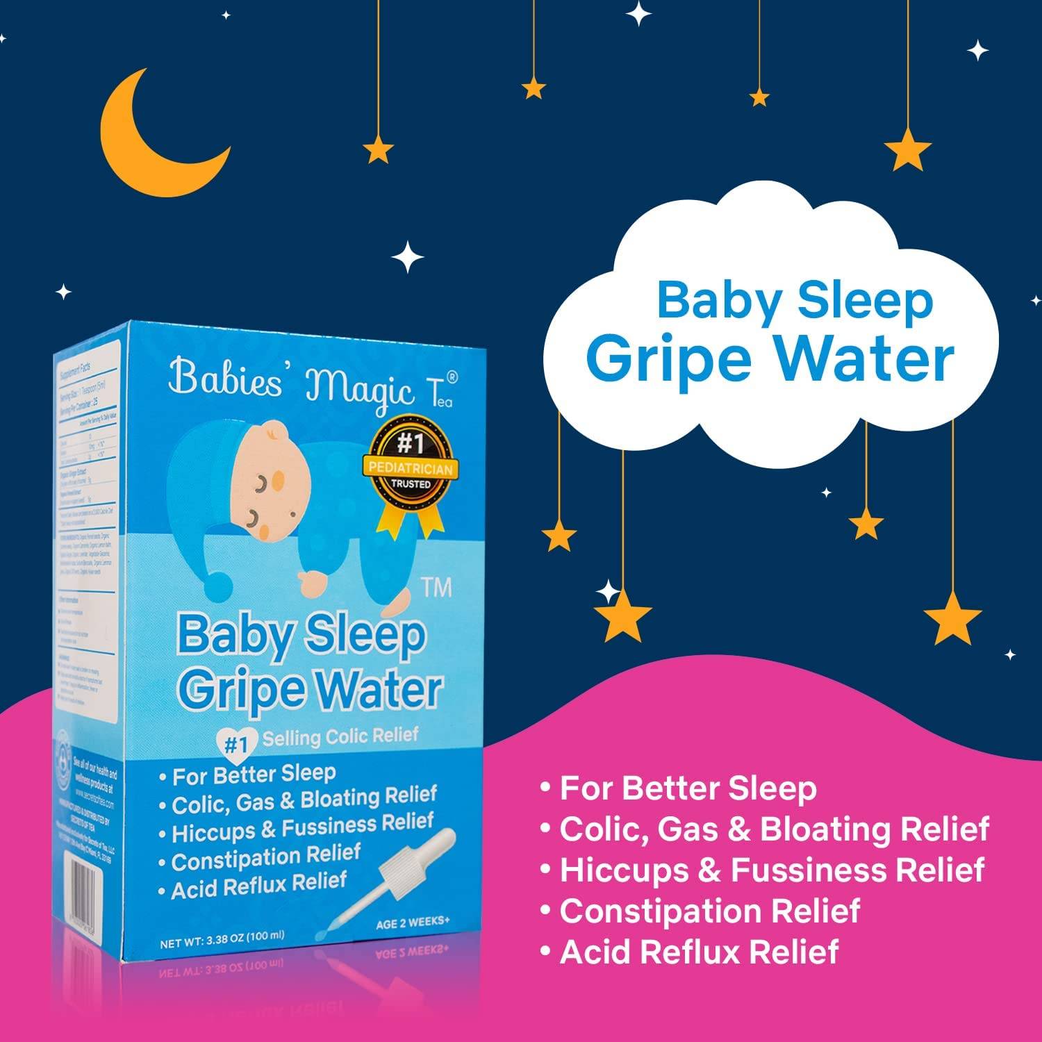 Gripe water store helps baby sleep