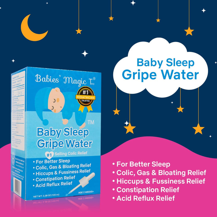 Babies Magic T Gripe Water for Baby Sleep, Colic and Gas Relief