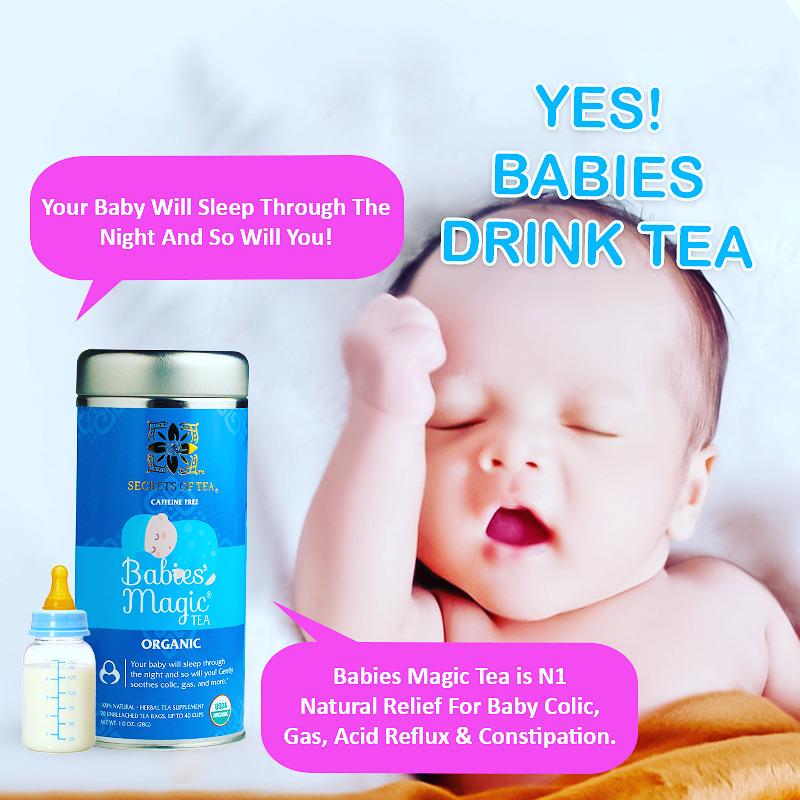 Infant Colic & Gas Relief: Babies Magic Tea – SecretsOfTea