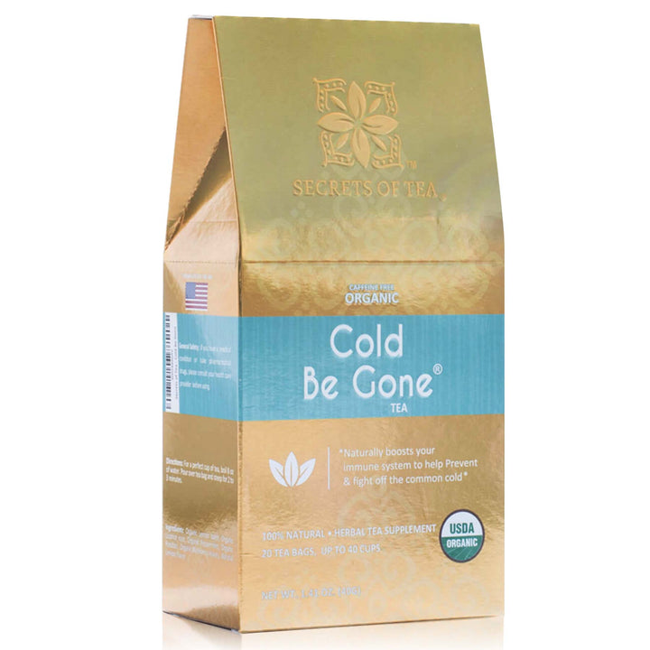 Cold Relief Tea-Cold Be Gone: 40 Servings- Immune Support Tea
