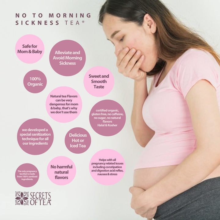 Pregnancy Morning Sickness Tea - Blood Orange: 40 Cups - Secrets Of Tea